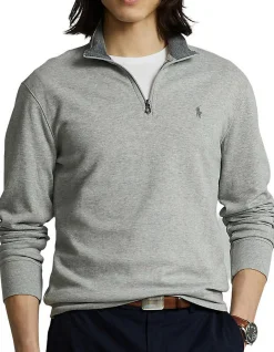 Luxury Jersey Quarter-Zip Pullover