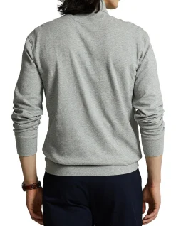 Luxury Jersey Quarter-Zip Pullover