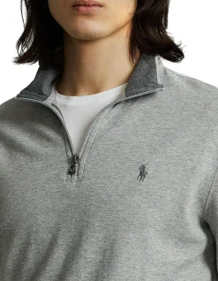 Luxury Jersey Quarter-Zip Pullover