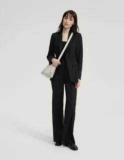LYDIA WOOL STRETCH SUIT PANTS