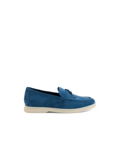 Lydon Heart And Key Suede Loafers