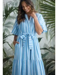 Lynwood Sardinia Print Tiered Maxi Dress