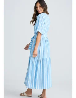 Lynwood Sardinia Print Tiered Maxi Dress