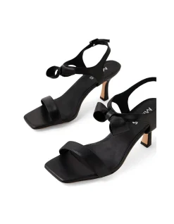 Lyska Bow Strap Heeled Sandals