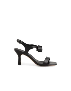 Lyska Bow Strap Heeled Sandals