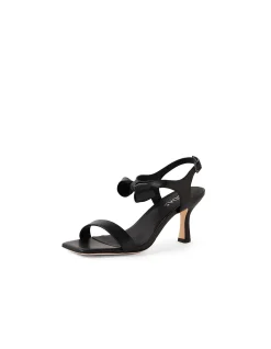 Lyska Bow Strap Heeled Sandals