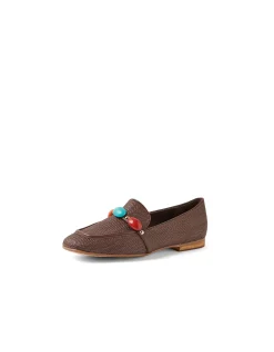 Mabeline Jewel Embellished Raffia Loafers