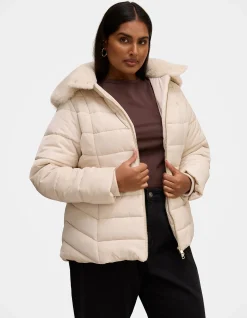 MACEY CURVE SHORT PUFFER JACKET