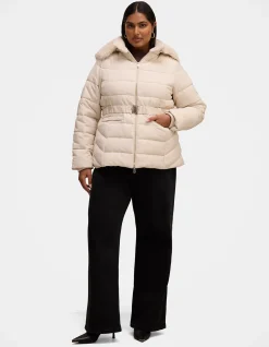 MACEY CURVE SHORT PUFFER JACKET