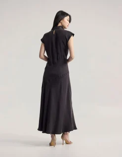 MAGGIE CUPRO DRESS