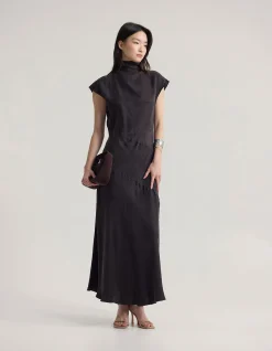 MAGGIE CUPRO DRESS
