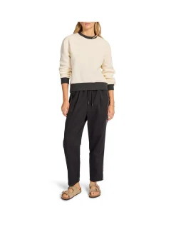 MAGGIE CONTRAST CREW SWEAT