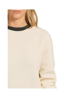 MAGGIE CONTRAST CREW SWEAT