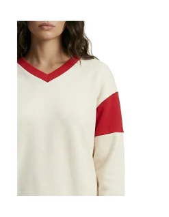 MAGGIE CONTRAST V SWEAT