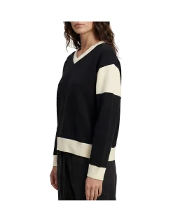 MAGGIE CONTRAST V SWEAT