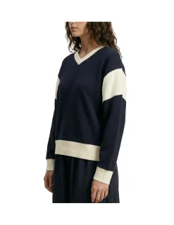 MAGGIE CONTRAST V SWEAT