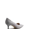 Maine Cement Grey Suede Leather Pump