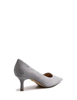 Maine Cement Grey Suede Leather Pump