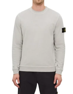 Malfilé Fleece Old Effect Crewneck Sweatshirt