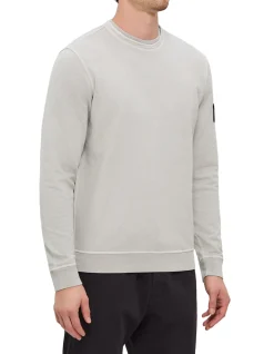 Malfilé Fleece Old Effect Crewneck Sweatshirt