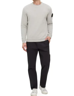 Malfilé Fleece Old Effect Crewneck Sweatshirt