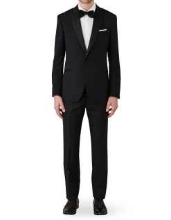 Malik Skinny Satin Lapel Tuxedo Jacket