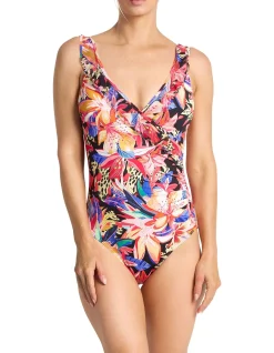Mandalay Mesh Frill One Piece Swimsuit