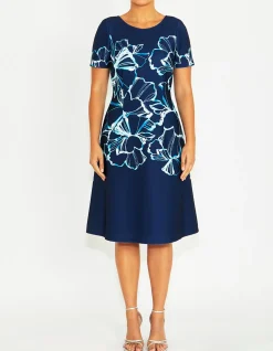 MANDY ONYX SCUBA DRESS