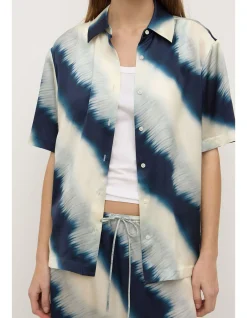 Marabella Silk Short Sleeve Shirt Marabella Print