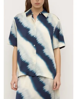 Marabella Silk Short Sleeve Shirt Marabella Print