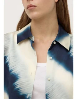 Marabella Silk Short Sleeve Shirt Marabella Print