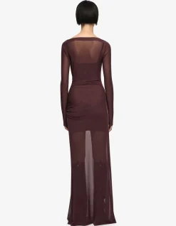 MARABOU L/S MAXI DRESS