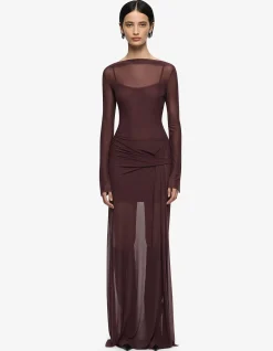 MARABOU L/S MAXI DRESS