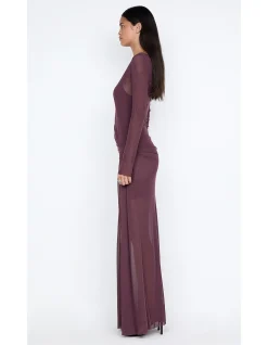 MARABOU L/S MAXI DRESS