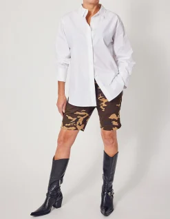 MARCIA O/SIZED SHIRT IN WHITE