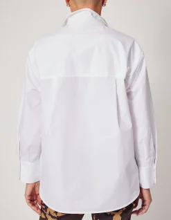 MARCIA O/SIZED SHIRT IN WHITE