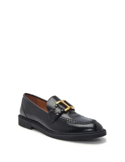 Marcie Loafer With Gold Buckle