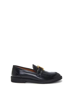Marcie Loafer With Gold Buckle