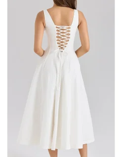 MARIABELLA COTTON MIDI SUNDRESS