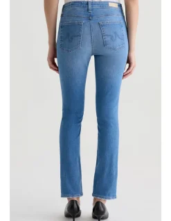 Mari Crop Mid Rise Slim Straight Jeans 69 cm