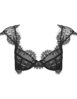 Marina Eyelash Lace Balcony Bra