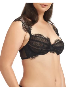 Marina Eyelash Lace Balcony Bra