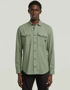 Marine Slim Long Sleeve Shirt