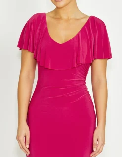 MARISA CERISE JERSEY DRESS