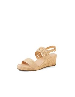 Marni Natural Raffia Wedge Sandals