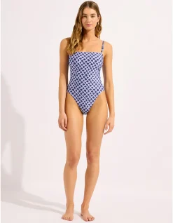 Marseille Square Neck One Piece Swimsuit