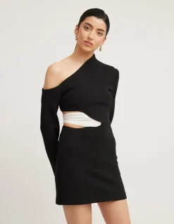 Martina One Shoulder Cut Out Mini Dress