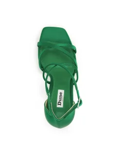 Marvelled Heeled Sandal with Diamante Heel