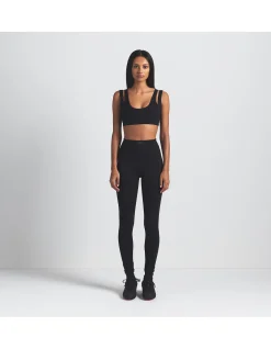 Matte Double Strap Scoop Bra