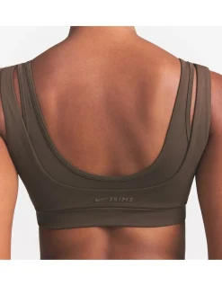 Matte Double Strap Scoop Bra